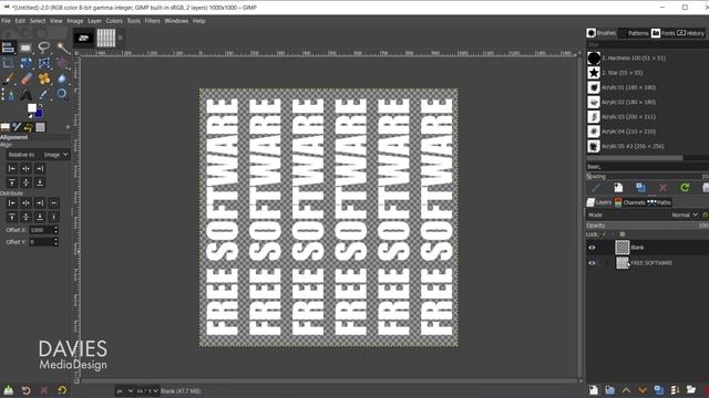 Wrap Text Around a Cylinder in GIMP | 3D Typography