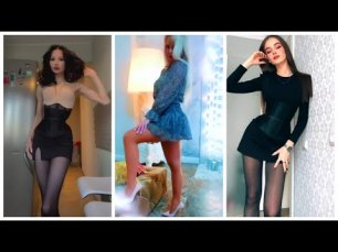 Best Star Nylon Pantyhose Legs Girls TikTok Collection #39 | Девушки в Чулках и Колготках из ТикТока