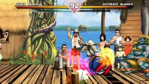 SUPER MARIO VS RYU & BLANKA & GUILE & E. HONDA - HIGH LEVEL INSANE FIGHT!