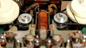 Мелодия МГ-56 . Ламповый магнитофон 56 год. Устройство подробно