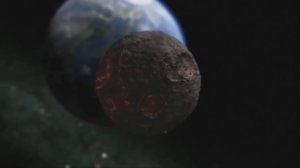 An asteroid flies to our earth!