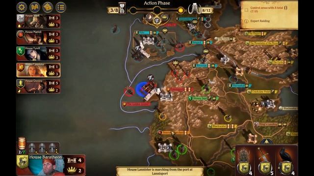 How to beat the ONION KNIGHT challenge / Game of Thrones Digital Edition Board Game/ House Baratheo смотреть онлайн