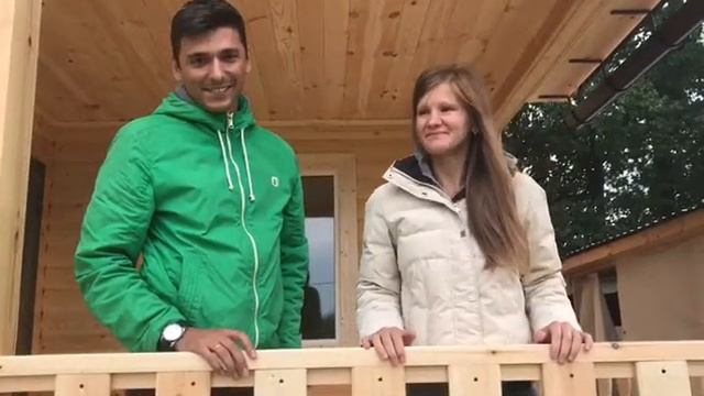 Строительство брусового дома смотреть онлайн