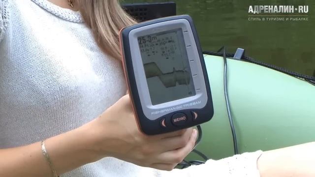 Рыбопоисковый эхолот JJ-Connect Fisherman 600 Tribeam смотреть онлайн