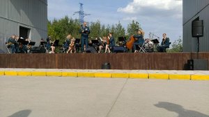 Выступление Показательного оркестра МЧС России в парке «Митино». Часть 1