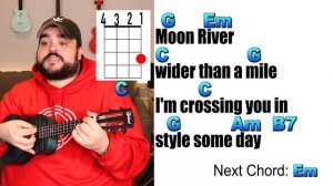 MOON RIVER | Ukulele Cover & Play Along (with Lyrics & Chords)