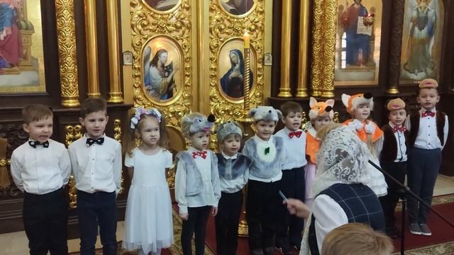 Рождественское выступление детей 85 детского сада Невского района