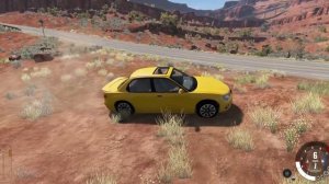 Опасные гонки в горах! Сумасшедший за рулём!