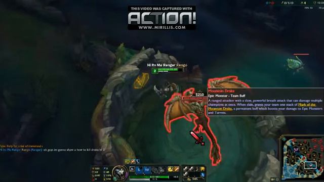How to kill Dragon as rengar in lvl 2 смотреть онлайн
