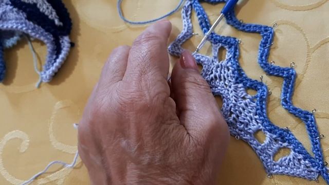 Вязание крючком. Ирландское кружево. Элементы тунисского вязания.