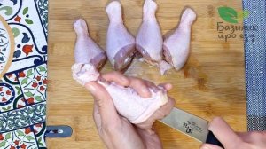 Полезный лайфхак - как отделить филе курицы от кости голени целиком