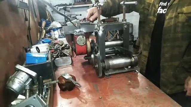 Самодельные вальцы # 2