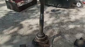 Варим полуось на минитрактор.