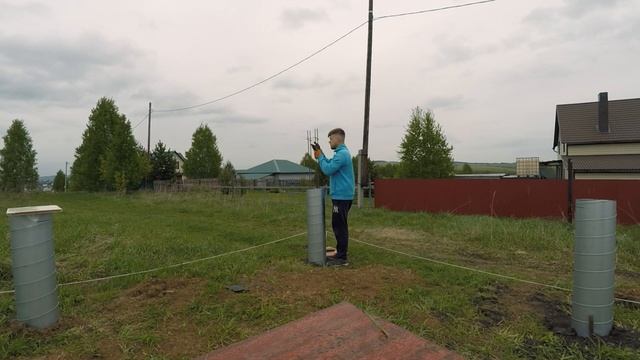 Буронабивные Сваи. Армирорование, Заливка Бетоном #2