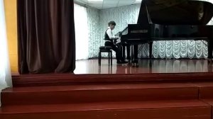 Нимченко Егор, 8 лет. У.  Гиллок -   Зимняя сцена