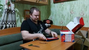 Nintendo Switch Mario Edition + 2 игры - Распаковка №1