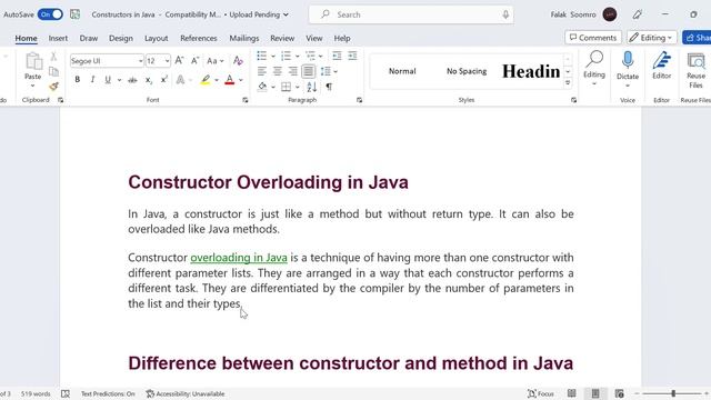 Constructors in Java | Types of constructor and Uses with Example in Urdu