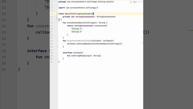 How to mock the specific class object that we created using mockito-kotlin