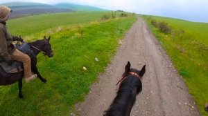 КОННЫЙ ТУР на КАВКАЗЕ 2 часть / ОБЗОР кемпинга / Влог Каньон тур