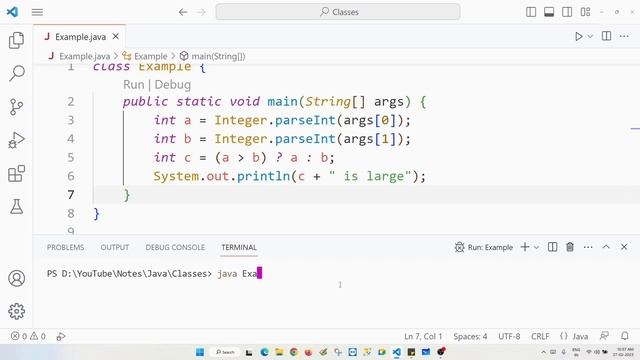 Flow controlling statement examples(Core Java Class 5)