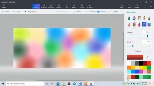 Abstract painting in paint 3D | How to use paint 3D | paint 3D tutorial