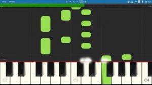 Уроки пианино Synthesia | ОБЛАКА белогривые лошадки| УРОКИ ПИАНИНО | Шаинский детские песни