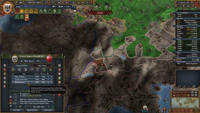 Europa Universalis IV: Ironman Prussia (Rights of Man) - Ep 1 смотреть онлайн