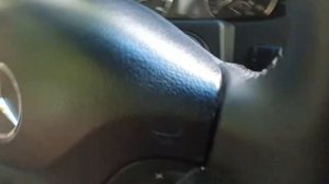 Volkswagen Crafter перетяжка руля кожей.