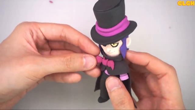 Making Brawl Stars Mortis Lamp- Clay Tutorial (Clay Art)? смотреть онлайн