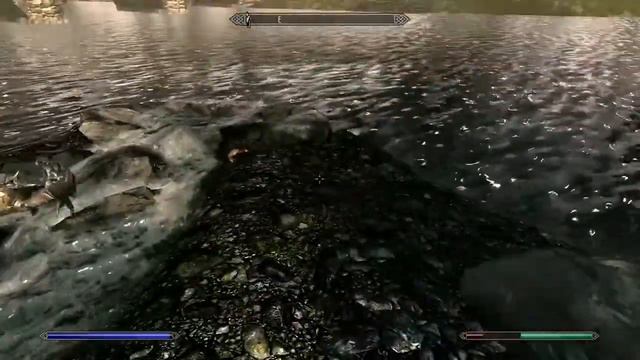 npc kills crab in front of its baby😂(skyrim) смотреть онлайн