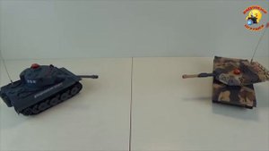 ВидеоОбзор игрушки на радиоуправлении " Лазерный танк "