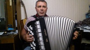 Песенка студента. Во французской стороне.  на баяне