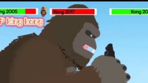 Kong 2005 vs Kong 2017 vs Kong 2021 vs Kong 1962 vs Kong 1933