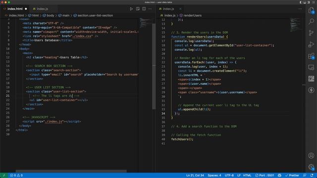04. Building mini project with JavaScript