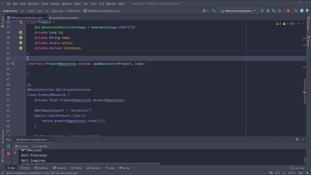 Spring Boot Microservice with Spring Data Rest