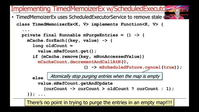 Implementing TimedMemoizerEx with the Java ScheduledExecutorService смотреть онлайн