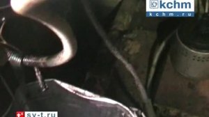 Котел КЧМ-5 с горелкой на отработке ОМС-600