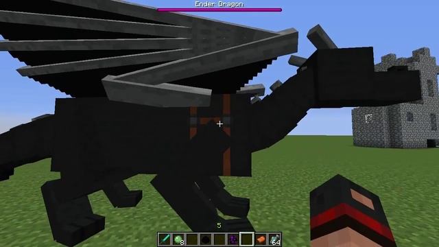 Minecraft: Ender Dragon Mounts Mod | FLY Around on an ENDER DRAGON смотреть онлайн