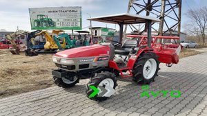 Минитрактор для дачи YANMAR F220 японский трактор для сельхоз работ личного пользования ПРОГРЕССАВТО