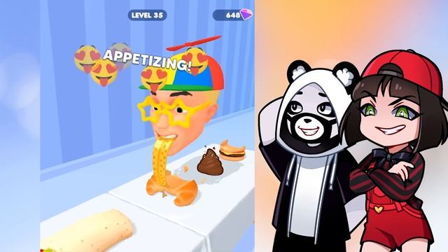 У ПАНДЫ ОТРЕЗАЛО ЯЗЫК ? ЭВОЛЮЦИЯ ЛИЗАНИЯ ЕДЫ, МАКСИМАЛЬНЫЙ УРОВЕНЬ Lick Food Lick Runner Машка смотреть онлайн