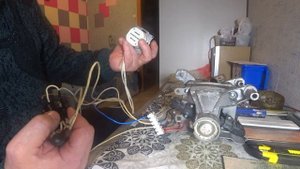 подключаем двигатель от стиралки с реверсом