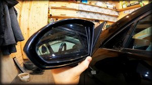 Как снять/заменить зеркало заднего вида Nissan Primera 2001-2008год