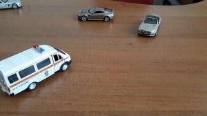 Машинки Велли Welly Скорая помощь Распаковка и обзор Коллекционные модели машин