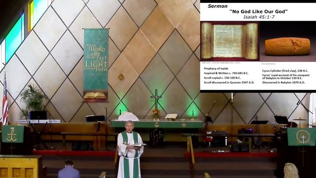 21st Sunday after Pentecost: Divine Service with Praise Band - October 22nd, 2023 11am смотреть онлайн