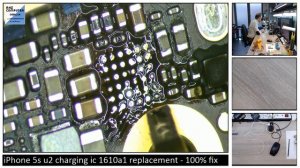 iPhone 5s u2 charging ic 1610A1 Replacement 100% Fix