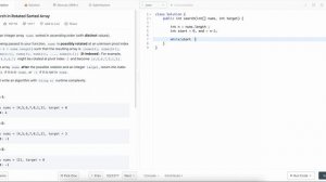 Search in Rotated Sorted Array |  Binary Search | DSA - ARRAYS | Leetcode - 33