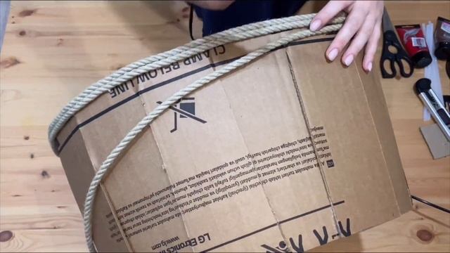 Корзина/юбочка для елки без плетения! Новогодний декор своими руками! смотреть онлайн