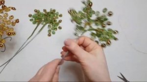 Дерево из Бисера.Сборка в прямом эфире.