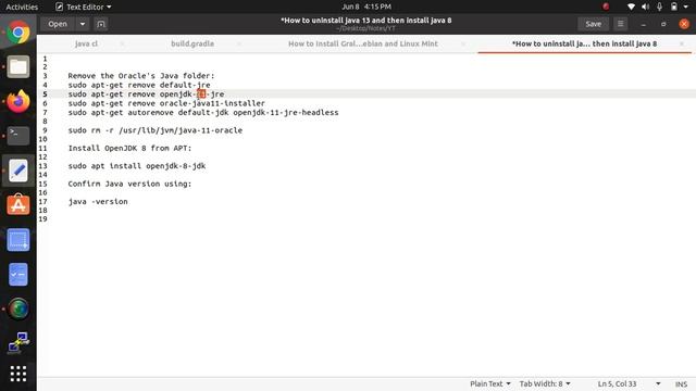 How to Install and Remove Java OpenJDK 8 on Ubuntu 18.04/19.04/20.04 LTS, Debian and Linux Mint