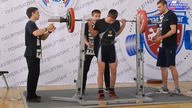 31 мая 2015. Жуков Максим. 1 подход. Присед 150 кг, с.в. 73,40 кг смотреть онлайн